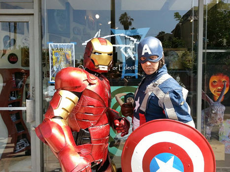 Captain America and Iron Man